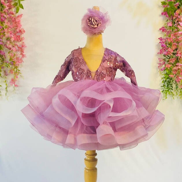 Purple Party Dress