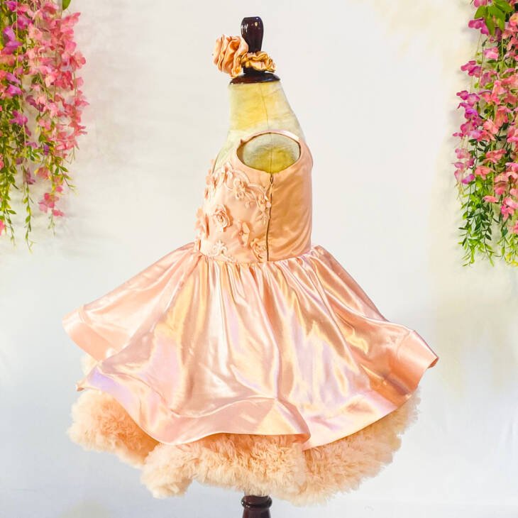 Rose Tissue Frock - Image 4