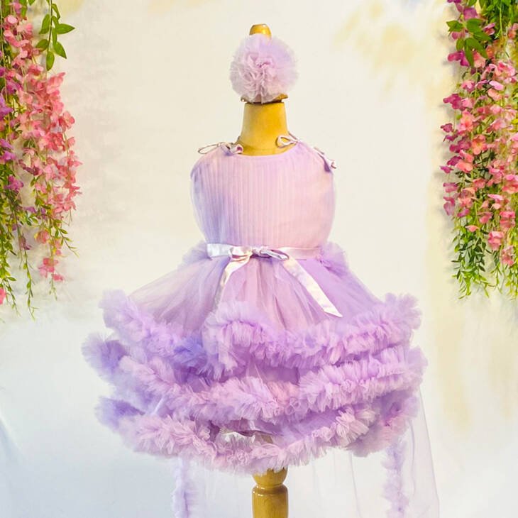 Long Tail Girl Vesture Flower Girl Dress