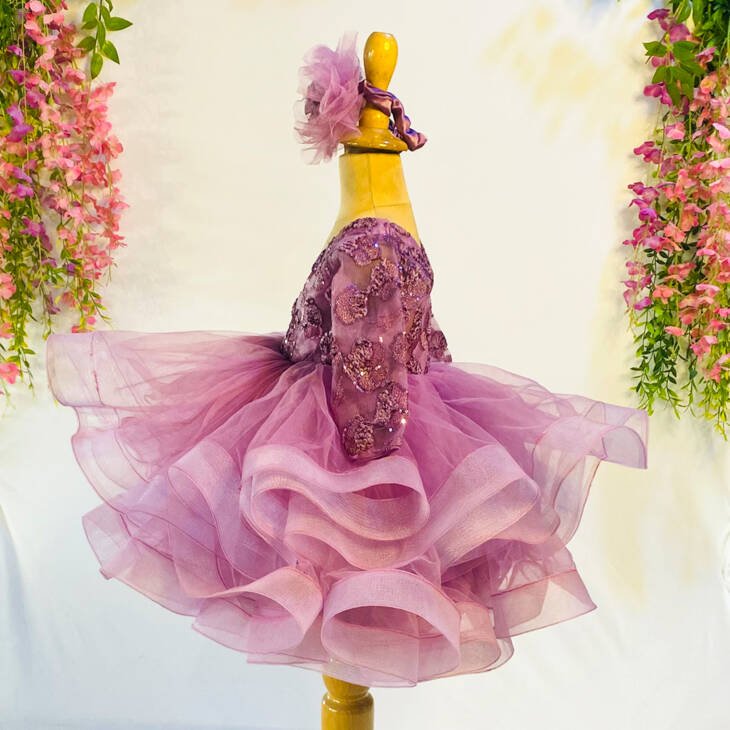 Purple Party Dress - Image 3