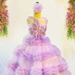 Lavender Pink Multi Layer Frill