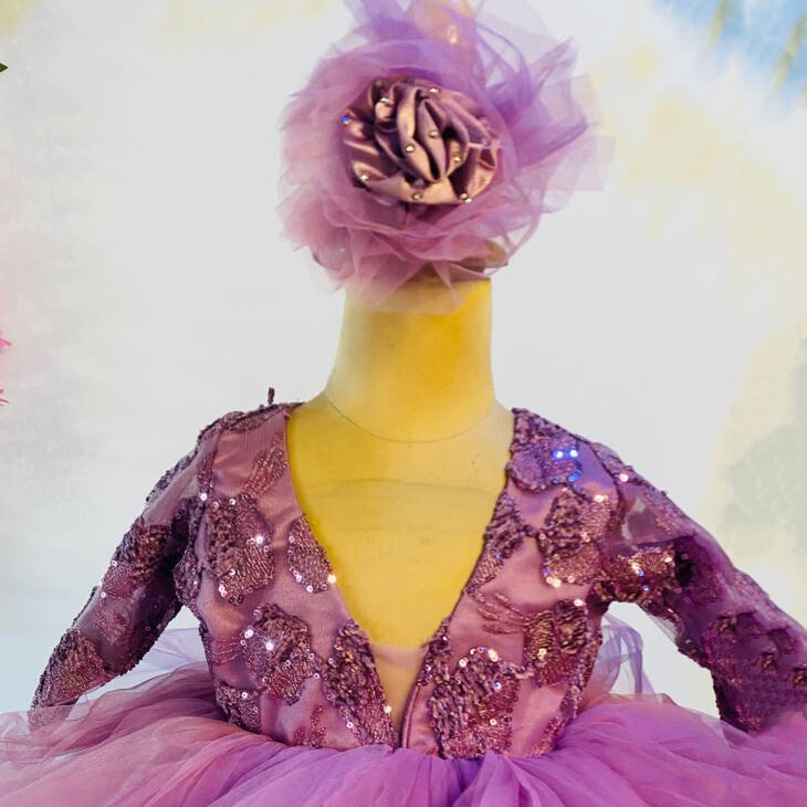 Purple Party Dress - Image 2