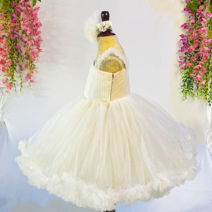 White Dress, Princess Tutu Dress - Image 2
