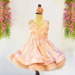 Rose Tissue Frock